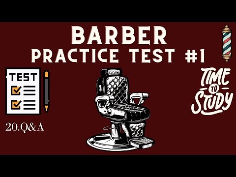 Barber Practice Test #1|#barber state board
