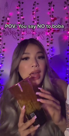 How dare you say NO to boba #asmr #asmrpov #asmrroleplay #asmryousayno #asmrboba #fyp