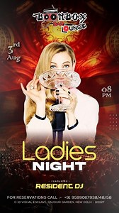 We are all stacked up with fantastic music by DJ, dancing beats and finger-licking food for you. Join us for glamorous Ladies Night at BoomBox Cafe Rajouri Garden. : For Reservations Call 📞 9599067938/48/58 Book your Table Now!! https://bit.ly/dineout-BoomBoxRajouri : #boombox #boomboxrajouri #music #liveperformance #dance #fun #music #beer #wine #mocktail #cocktail #friendsfun #foodandcuisine #delicacies #couplespecial #happyhours #clubparty | BoomBox Cafe Rajouri