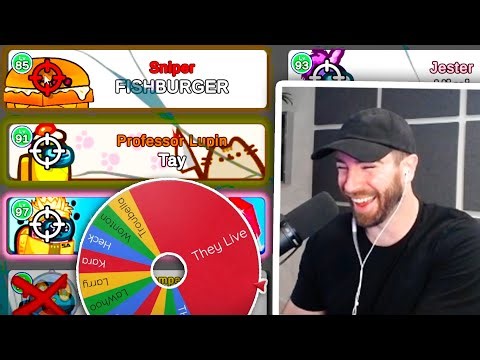 I spun a BIG WHEEL to decide who to kill in Among Us!