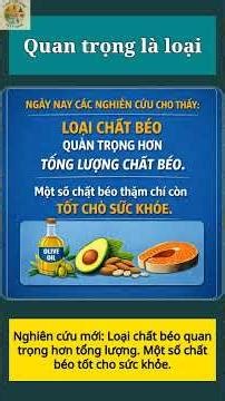 4 hiểu lầm lớn về chất béo – khoa học mới giải thích Phần 2