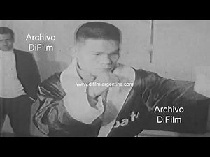 Chartchai Chionoi trains for the world title with Fritz Chervet 1974