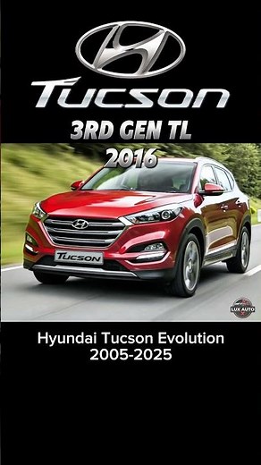 Hyundai Tucson Evolution 2005–2025 #evolution #luxautox #luxurycars