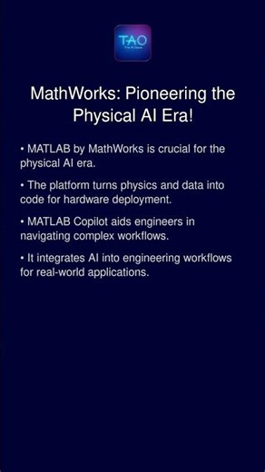 MathWorks: Pioneering the Physical AI Era!