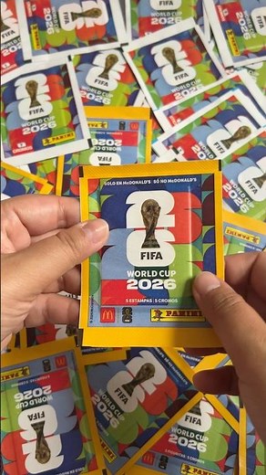 PACOTINHOS DA COPA DO MUNDO 2026 - OFICIAL PANINI - MODELO MC DONALD’S - EP02 #unboxing #coleção