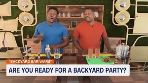 Are you ready for a backyard party? "Backyard Bar Wars" debuts tonight on truTV, and we caught up with the Downing twins Anton and Anthony for some tips on prepping the bar for your guests. | Morning Express with Robin Meade