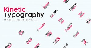 Kinetic Typography for Premiere Pro