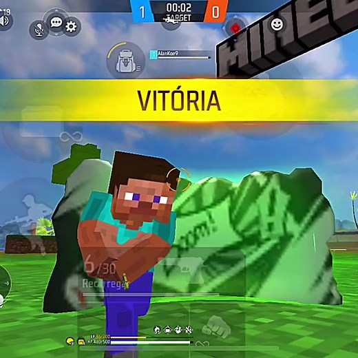 Minecraft Gameplay in Free Fire: Codes and Maps
