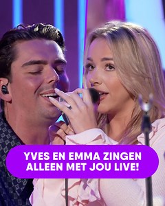 Yves Berendse en Emma Heesters zongen vanochtend voor de allereerste keer hun nummer Alleen Met Jou live. Wát een fantastisch duo! 🤩 | Radio 538