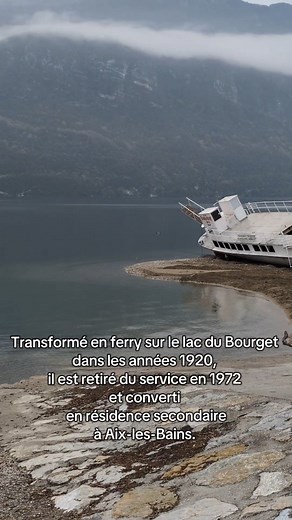 La Savoie, bateau mythique du lac du Bourget en phase de démantèlement 😭 #aixlesbains #lacdubourget | Lac du Bourget