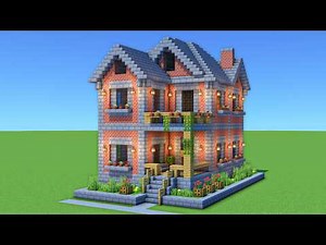 How To Build a Town House In Minecraft | Including Interior