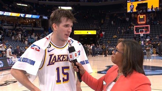 Austin Reaves on his 1st playoff game: 'Nothing like it'