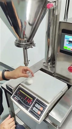 desk top powder filling machine/small auger filling machine with high accuracy #machine