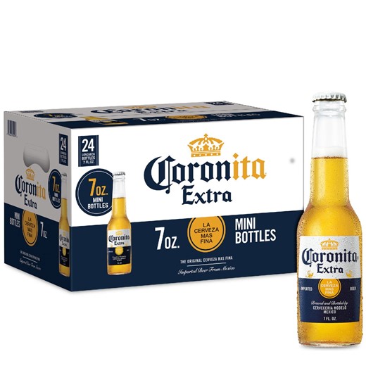 Corona Extra Coronita Mexican Lager Beer, 7 fl. oz. bottle, 24 pk. - Samsclub.com