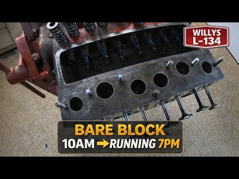 Building a JEEP engine from scratch in one day