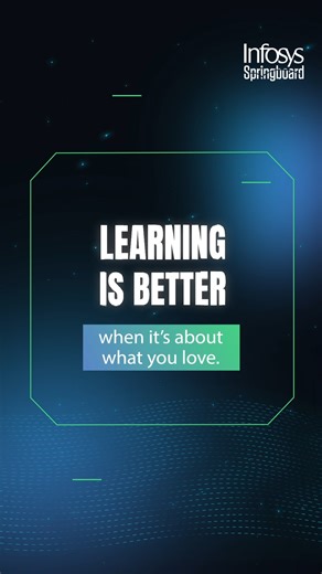 Infosys Springboard on Instagram: "Learning is more meaningful when it’s about what excites you. Use the Interests feature on Infosys Springboard and get personalized course recommendations tailored to your passions. The more you explore, the smarter your dashboard becomes. Course link: https://infyspringboard.onwingspan.com/web/en/app/profile/interest #InfosysSpringboard #PersonalizedLearning #DiscoverYourInterests"