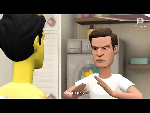 Bee Movie (2007) - Bathroom Bee Brawl Scene (5/10) | Movieclips But It's Made With Plotagon