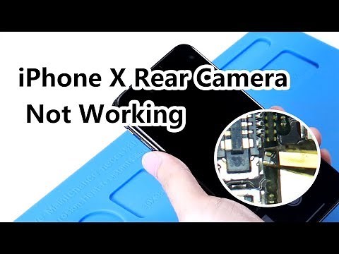 How to Fix iPhone X Rear Camera Not Working | Motherboard Repair Lesson
