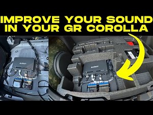 GR Corolla sound upgrade part four 4️⃣ ( sound completed. Amplifier installation)