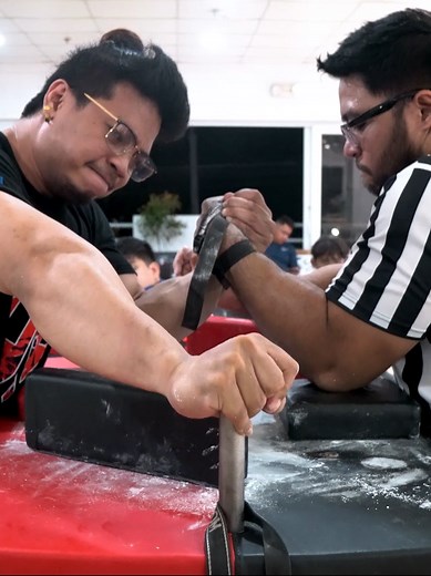 Shaun Chispa vs Mark Ben (Highlights only) [Full vlog on Youtube] #armwrestling #ArmNation #bunongbraso