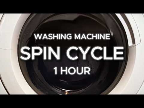 Washing Machine Spin Cycle Sound – 1 Hour White Noise for Focus, Sleep & Relaxation