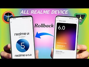 How to Rollback Realme UI 6.0 to Realme UI 5.0 | Android 15 to 14 Downgrade All Realme Devices