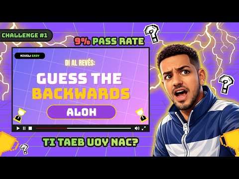 Guess The BACKWARDS Words | How Many Can YOU Get Right? 🧠°1