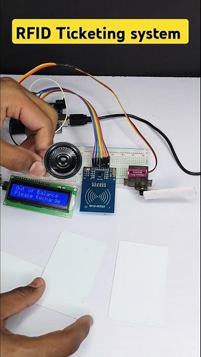 How to Make RFID Based Ticketing System #arduino #rfid