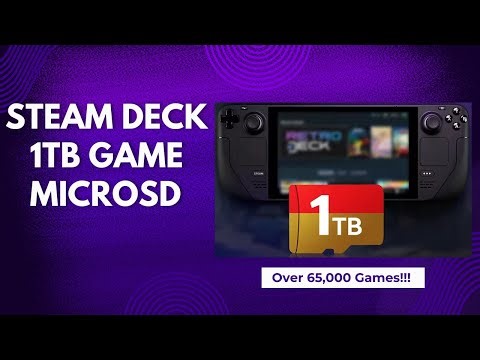 Steam Deck Game MicroSD! Play thousands of games on your Steam Deck or other PC based handheld!