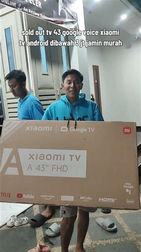 sold out tv 43 google voice xiaomitv android dibawah 3 jt jamin murah