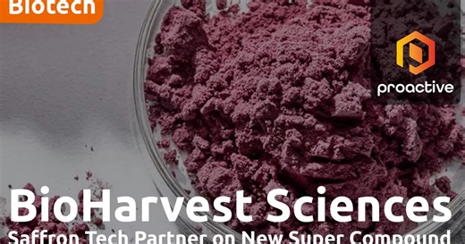 BioHarvest Sciences partners with Saffron Tech to advance high-value botanical nutraceuticals