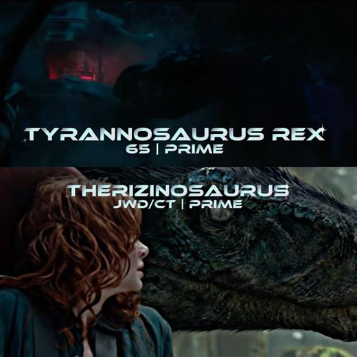 Therizinosaurus (JWD/CT) VS T-Rex (65) 2nd Version #jurassicworld #65movie