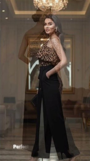 Unleash your bold elegance with our Luxury One-Shoulder Leopard Print Jumpsuit..💎 DM For price..