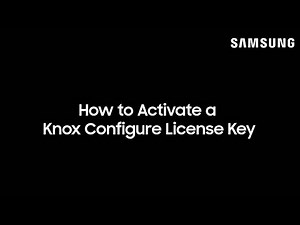 How to Active a Knox Configure License Key