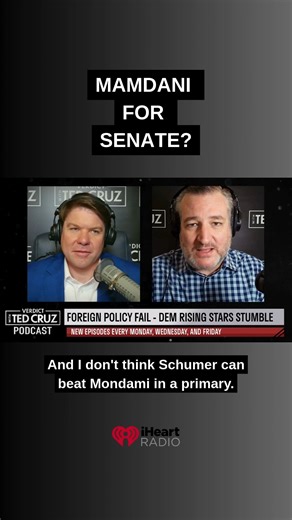 Sen. Ted Cruz makes a bold prediction on Verdict: If Alexandria Ocasio-Cortez runs for president, Zohran Mamdani is going to run for Senate against Chuck Schumer. What will Democrats do in 2028? Cruz and Ferguson break it down. https://podcasts.apple.com/us/podcast/verdict-with-ted-cruz/id1495601614?i=1000749942369 | Verdict with Ted Cruz