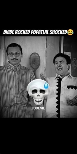 Bhide Rocked Popatlal Shocked😂 #tmkoc #roast #shorts