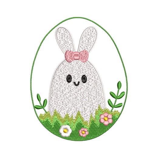Easter Bunny Machine Embroidery Design | Spring Pattern - Etsy