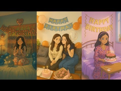 Celebration of Birthday party 🎂| 2d animation #2danimation #cartoon #birthday #party