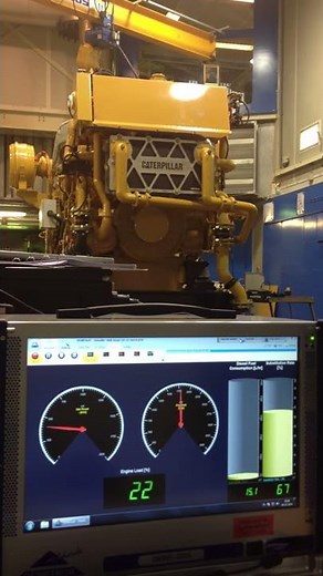 Cat 3512C DGB Load Response Test