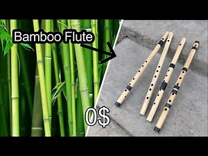 How to make a Bamboo flute / Traditional way to make bamboo flute #bambooflute