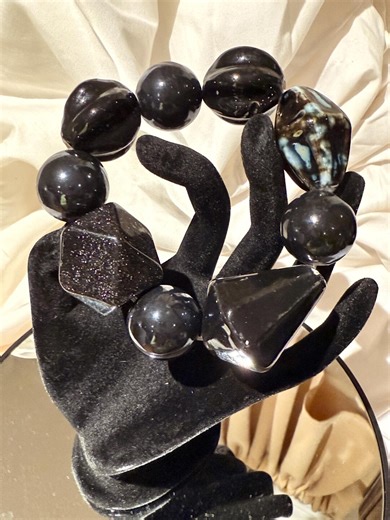 Ghana Glass Bracelet, Krobo African Trade Bead Jewelry, 25mm Beads - Etsy