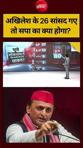 Bharat Ki Baat Batata Hoon | UP Politics | Akhilesh के 26 सांसद गए तो सपा का क्या होगा? #shorts