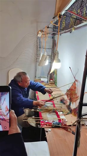 Traditional Chinese Paper Puppetry Performance