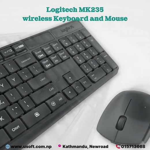 Minimalist Desk Setup? You NEED This! Logitech MK235 wireless Keyboard & Mouse #wirelesskeyboard