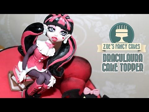 Draculaura cake topper Monster high