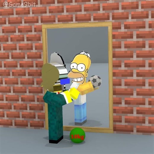 The Strange Mirror | Mr. Burns and Homer Simpson!