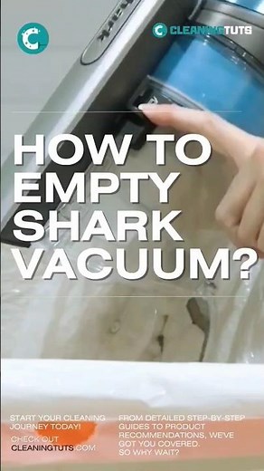 How To Empty Shark Vacuum? | #shorts