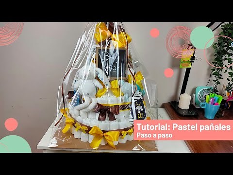 Tutorial PASTEL de PAÑALES. Regalo recién nacido 👶