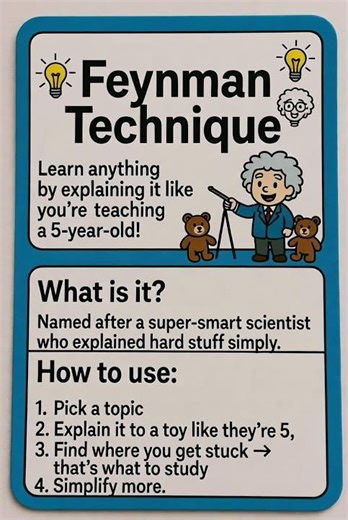 Feynman Technique（费曼技巧）｜思维方式｜认知提升｜思维模型
