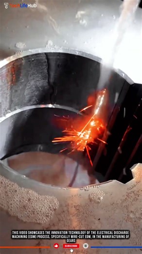 Innovation Technolog Electrical Discharge Machining: Creating Ultra-High Precision Gears #tech